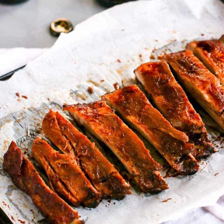 These slow roasted Guinness BBQ Ribs are easy to make and are so tender with many layers of flavors.