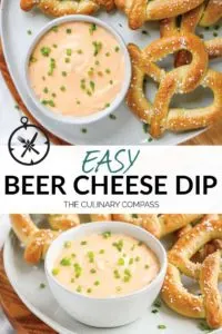 This Beer Cheese Dip is so quick and easy to make and only takes 3 ingredients!