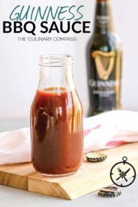 This Guinness BBQ Sauce is quick to make and has so many layers of flavors that pairs well with lots of dishes.