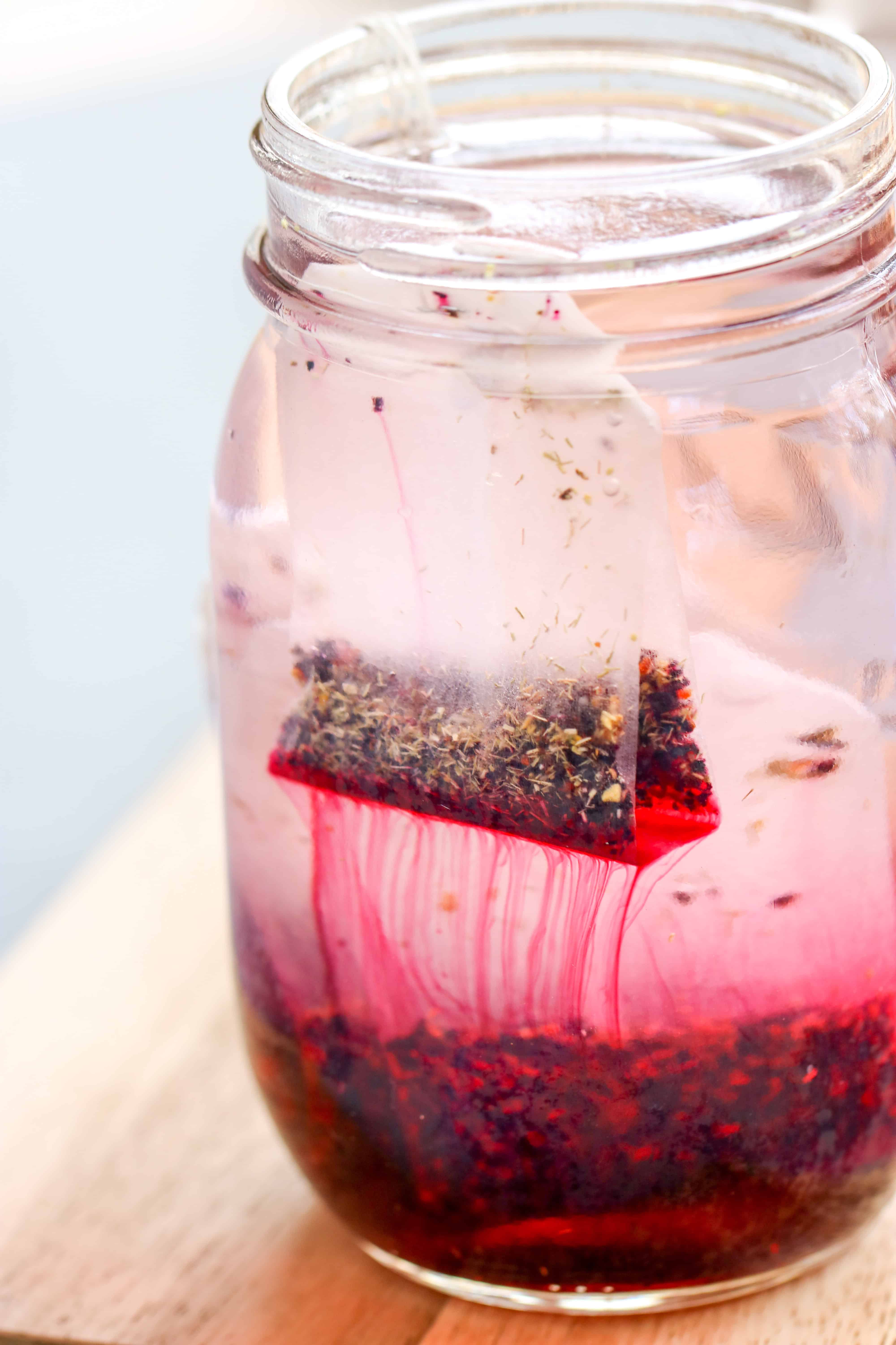 This Hibiscus Infused Vodka only takes two ingredients to make something you won't find anywhere else!