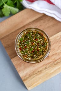 This Easy Sesame Dressing is easy to throw together and is a great for all sorts of dishes.