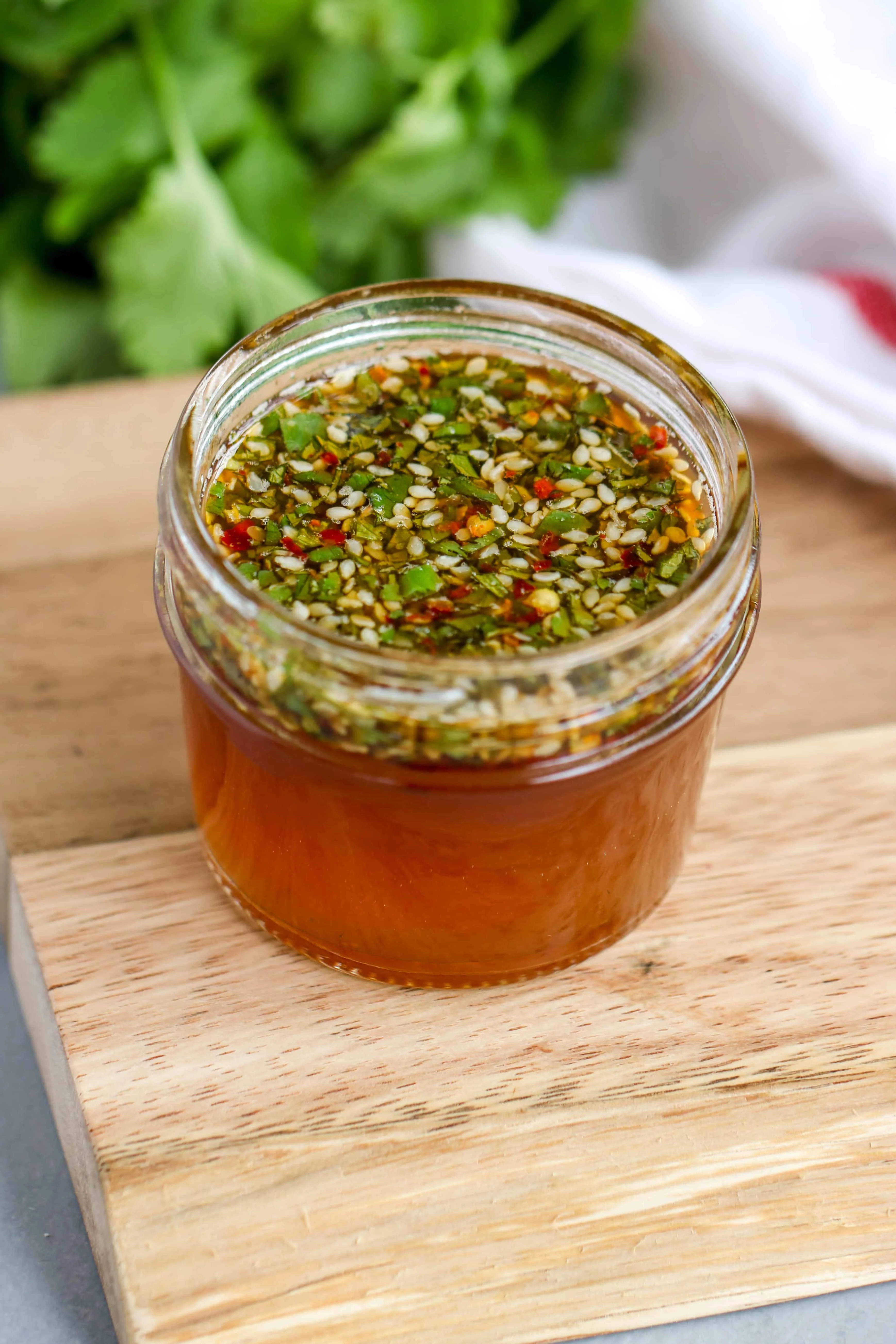 This Easy Sesame Dressing is easy to throw together and is a great for all sorts of dishes.