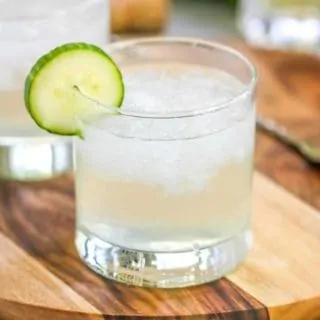 This Cucumber Vodka Elderflower Cocktail is perfect for hot summer nights to keep cool. St. Germain adds a perfect balance to the crisp flavors of cucumber and lime.