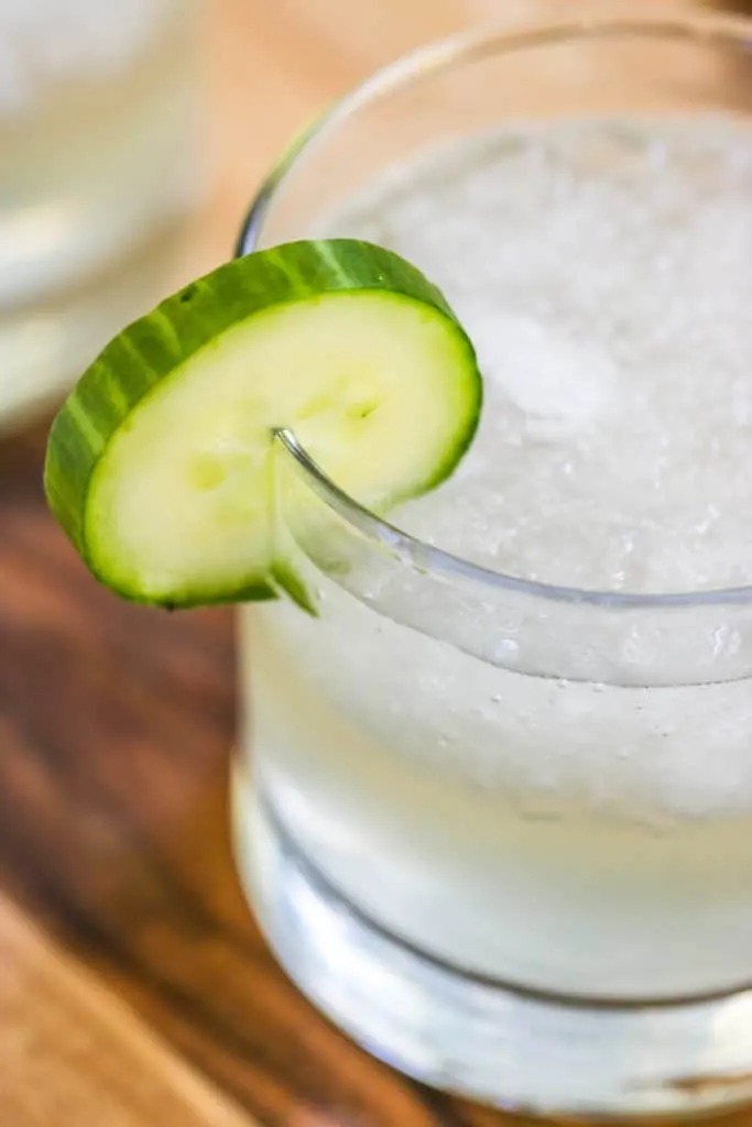 This Cucumber Vodka Elderflower Cocktail is perfect for hot summer nights to keep cool. St. Germain adds a perfect balance to the crisp flavors of cucumber and lime.