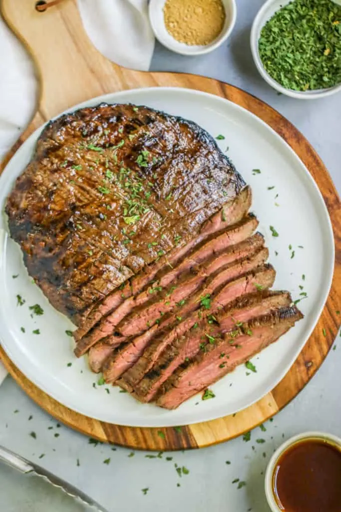 Have you ever wondered how to grill flank steak? This Grilled Flank Steak is so easy and will be a family favorite for years to come.