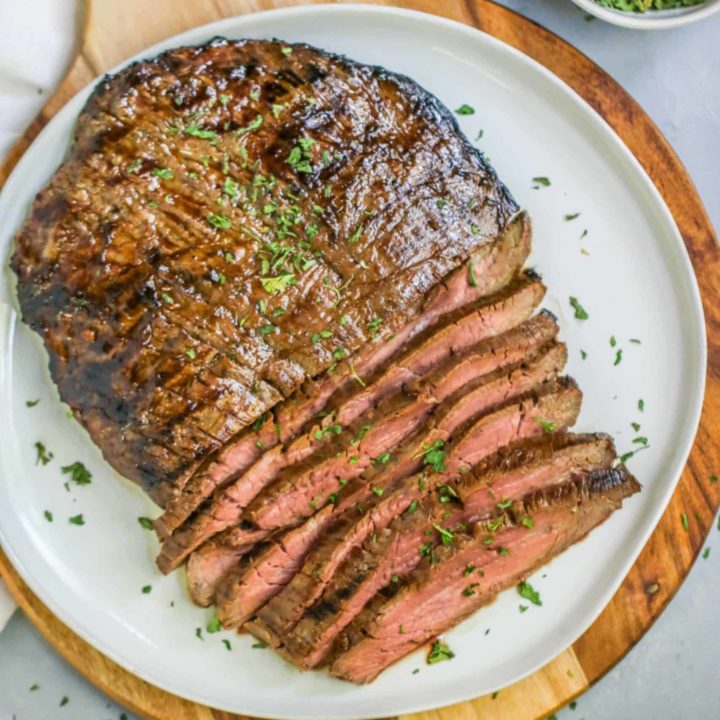 Have you ever wondered how to grill flank steak? This Grilled Flank Steak is so easy and will be a family favorite for years to come.