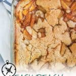 If you’re looking for a recipe for an easy peach cobbler with fresh peaches, look no further! This easy peach cobbler recipe is one that my family has been making forever.