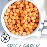 Spicy Garlic Chickpeas