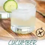 This Cucumber Vodka Elderflower Cocktail is perfect for hot summer nights to keep cool. St. Germain adds a perfect balance to the crisp flavors of cucumber and lime.