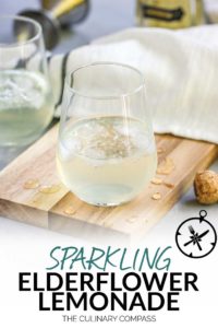 This Sparkling Elderflower Lemonade will quickly become your favorite drink of summer! It’s an adult floral lemonade topped with champagne. What’s not to love?