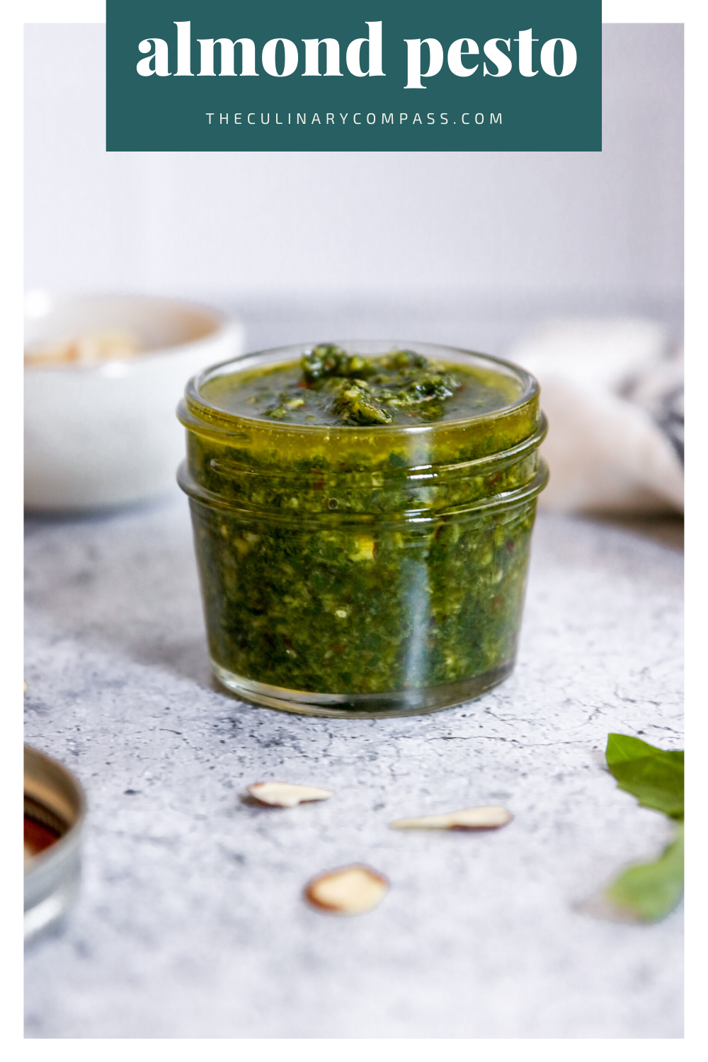 Almond Pesto The Culinary Compass