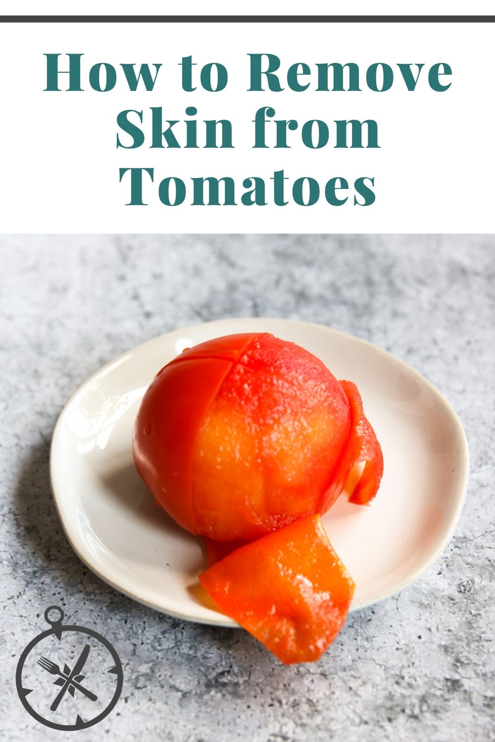 How to remove skin from tomatoes the culinary compass