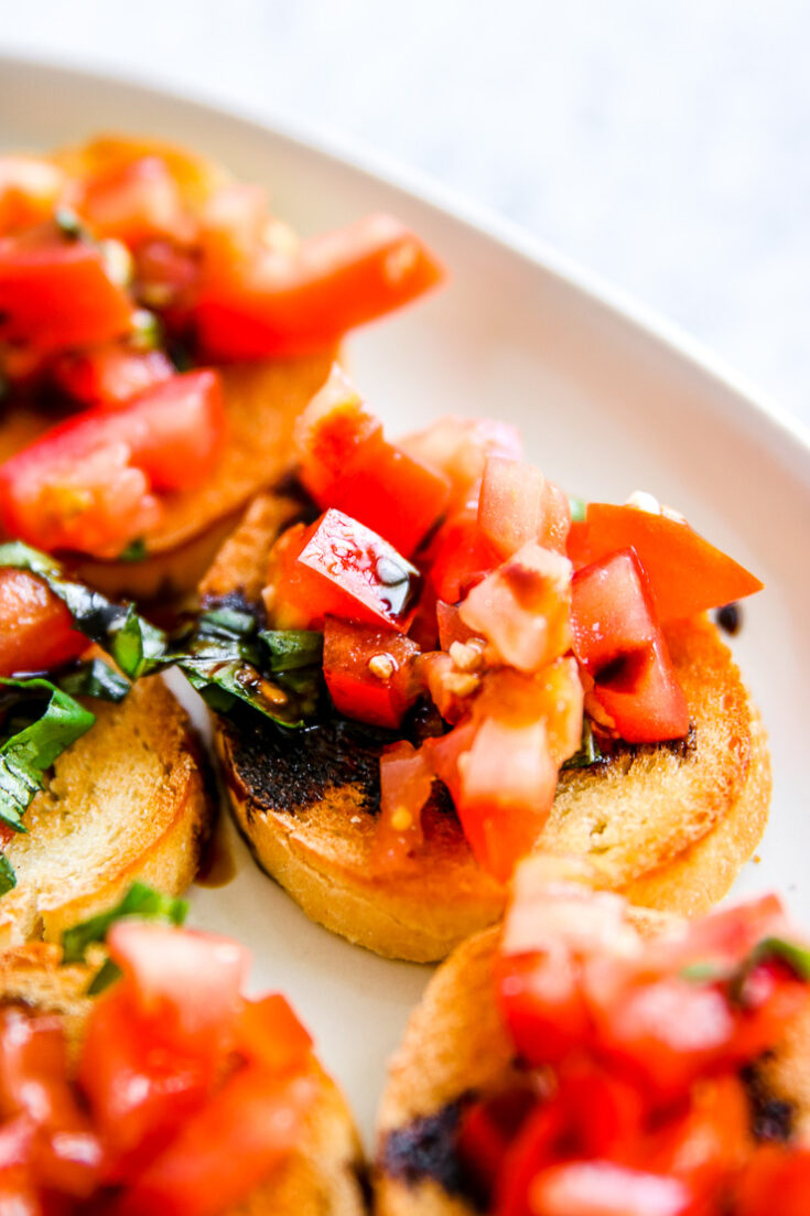 Bruschetta with Balsamic Glaze The Culinary Compass