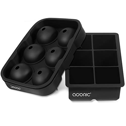 Ice Cube Trays Silicone Set of 2