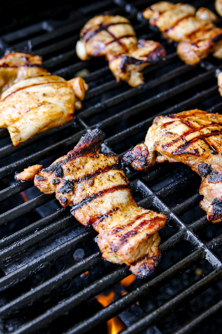 Grilled Boneless Skinless Chicken Thighs - The Culinary Compass