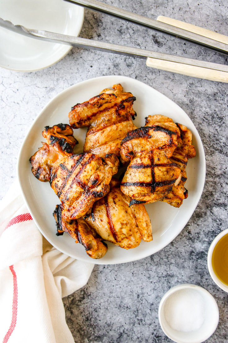 Grilled Boneless Skinless Chicken Thighs - The Culinary Compass