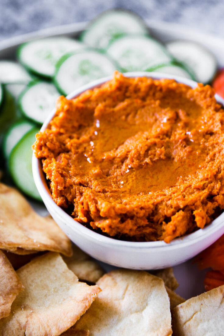 Roasted Carrot Hummus The Culinary Compass