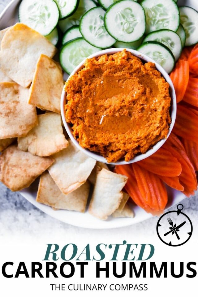 Roasted Carrot Hummus The Culinary Compass