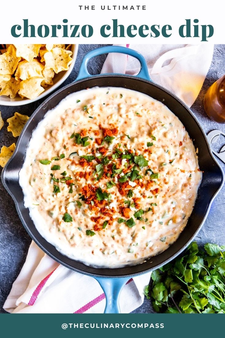 Chorizo Cheese Dip The Culinary Compass