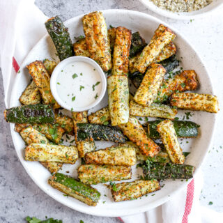 Air Fryer Zucchini Fries - The Culinary Compass