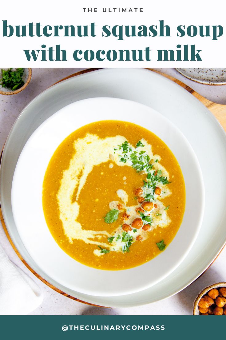 Butternut Squash Soup with Coconut Milk The Culinary Compass