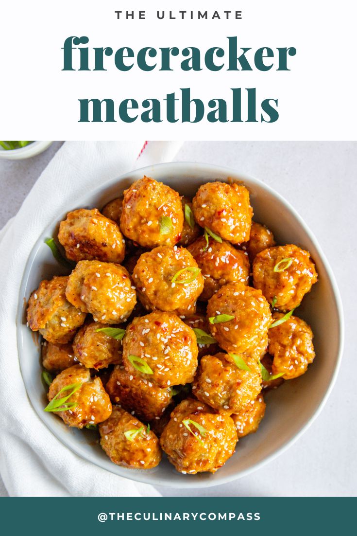 Firecracker Meatballs The Culinary Compass