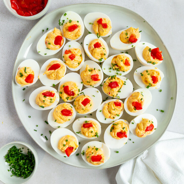 Pimento Cheese Deviled Eggs