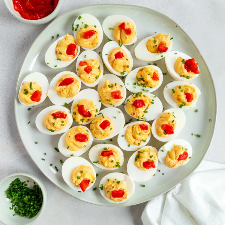 Pimento Cheese Deviled Eggs