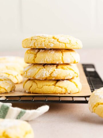 Lemon Crinkle Cookies